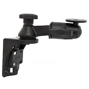 Swing Arm Vertical Mount with Round Plate and 1.5" Ball (RAM-109V-3)